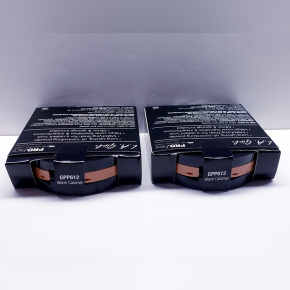 L.A. Girl PRO.Face HD Matte Pressed Powder, GPP612 WARM CARAMEL (2 pack) - Picture 4 of 9